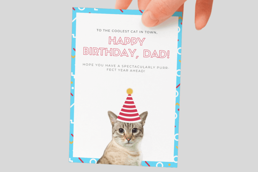 Funny Birthday Card for Dad