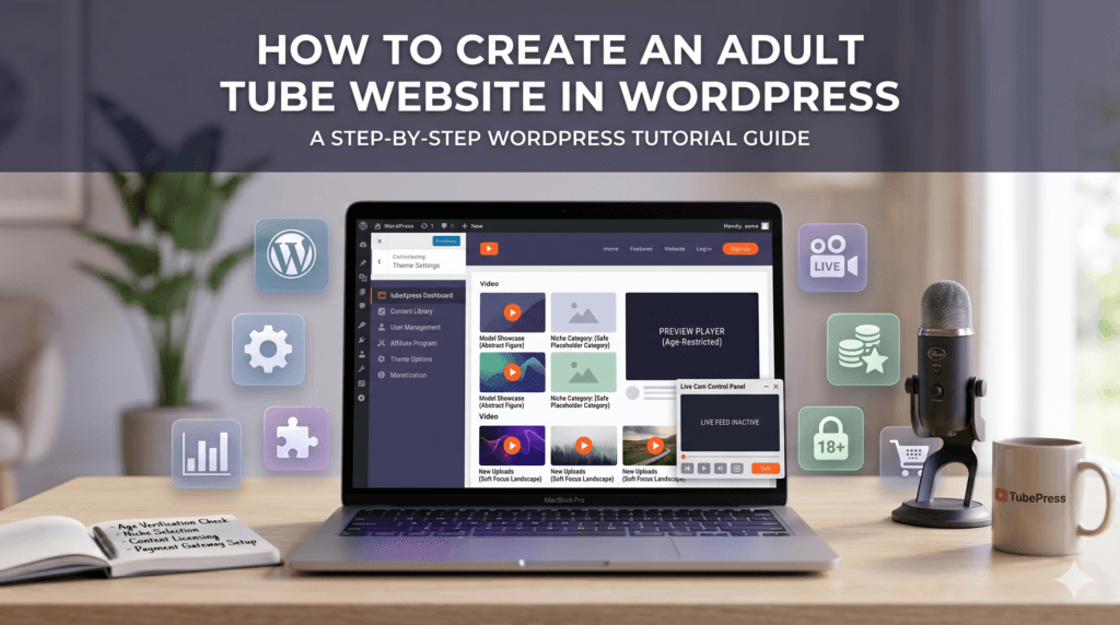 how to create a adult website in Wordpress