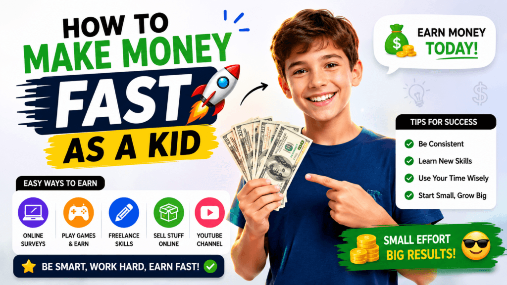 How to Make Money Fast as a Kid