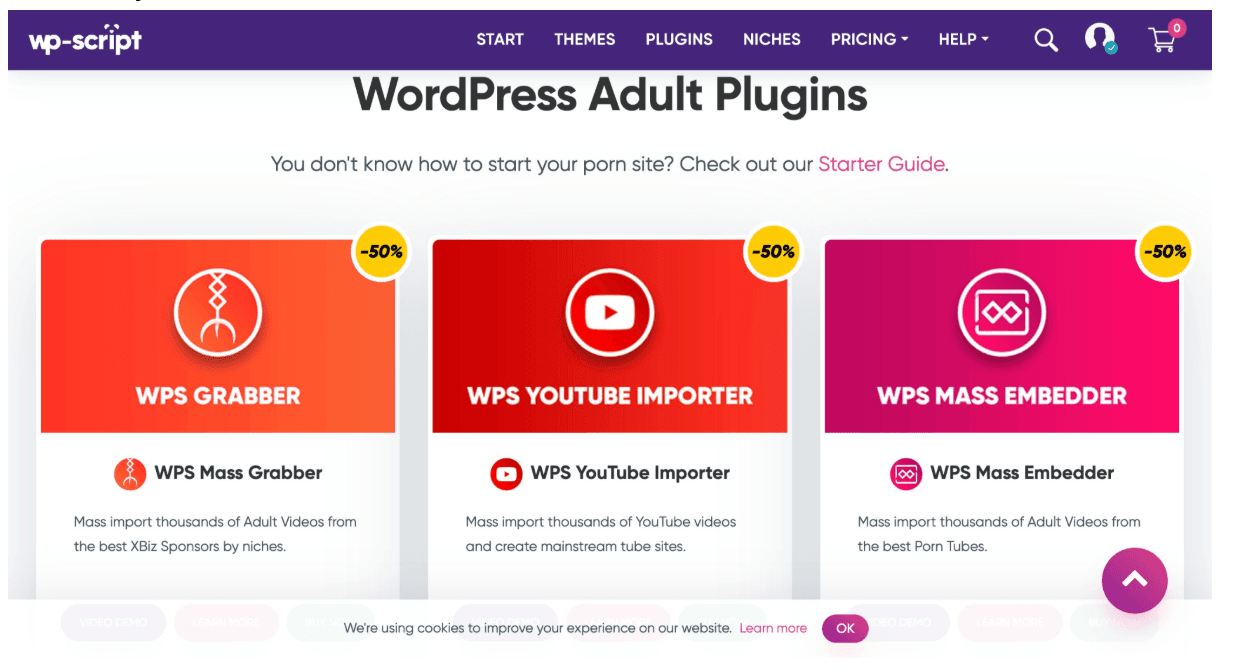 Essential Themes For your adult tube wordpress website